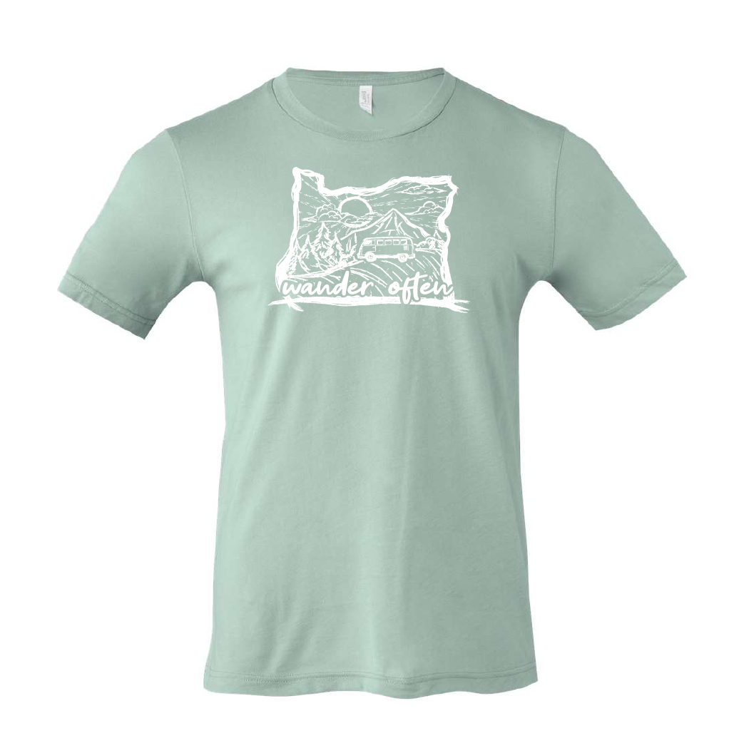 PNW Wander Short Sleeve Tee Green