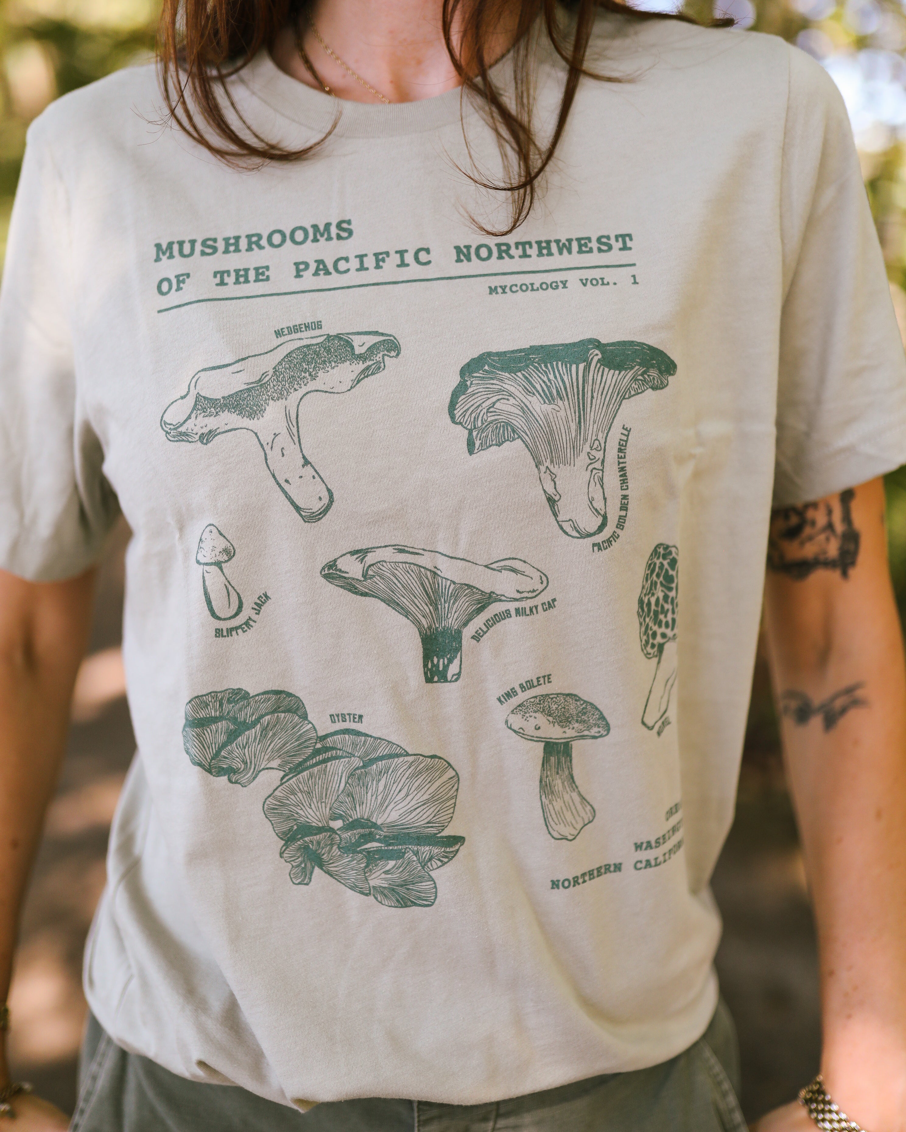 Oregon Mushroom Short Sleeve Shirt