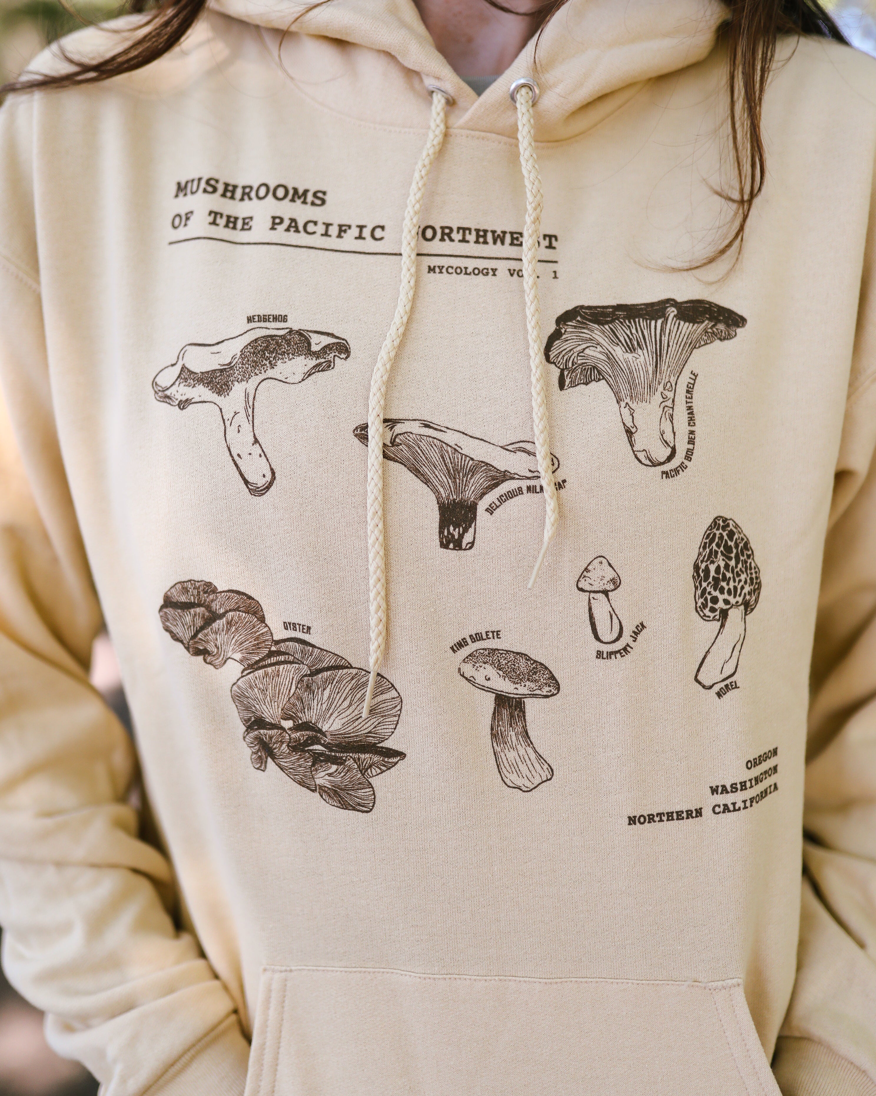 Oregon Mushroom Hooded Sweatshirt